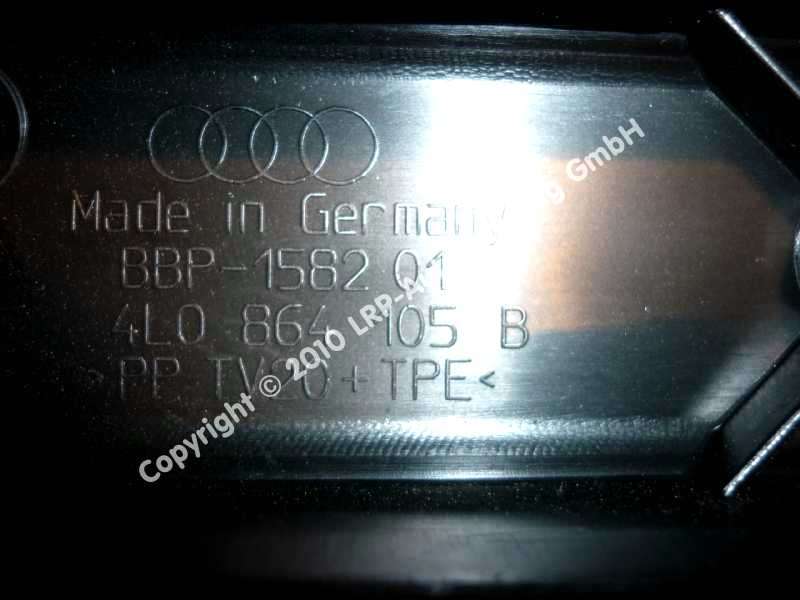 AUDI Q7 (4L, 03/06-) LADERAUMWANNE 4L0864105B PLASTIK SCHWARZ